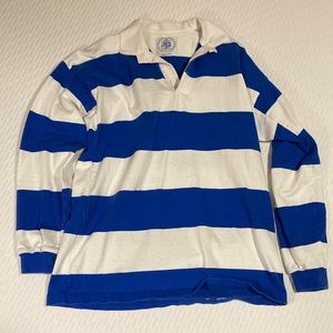J. Press Classic Stripe Rugby Shirt Size L